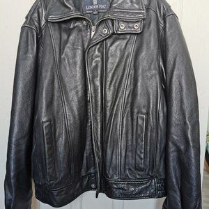 London Fog Leather Bomber/Jacket